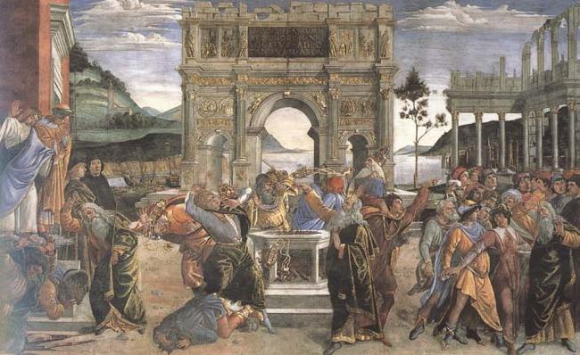 Sandro Botticelli Punishment of the Rebels